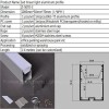 led硬灯条铝槽套件Z-5070-3